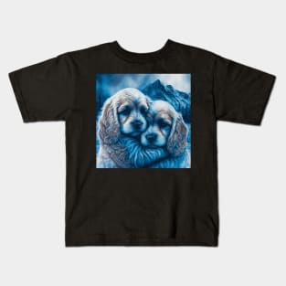 Two Cute Cavoodles Kids T-Shirt